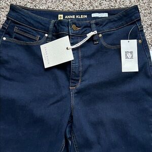 Anne Klein Navy Denim Pants